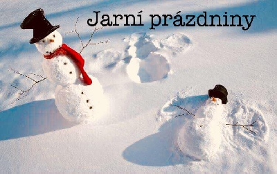 O JARNÍCH PRÁZDNINÁCH DNE 3.-7.2 TRÉNINKY NEJSOU